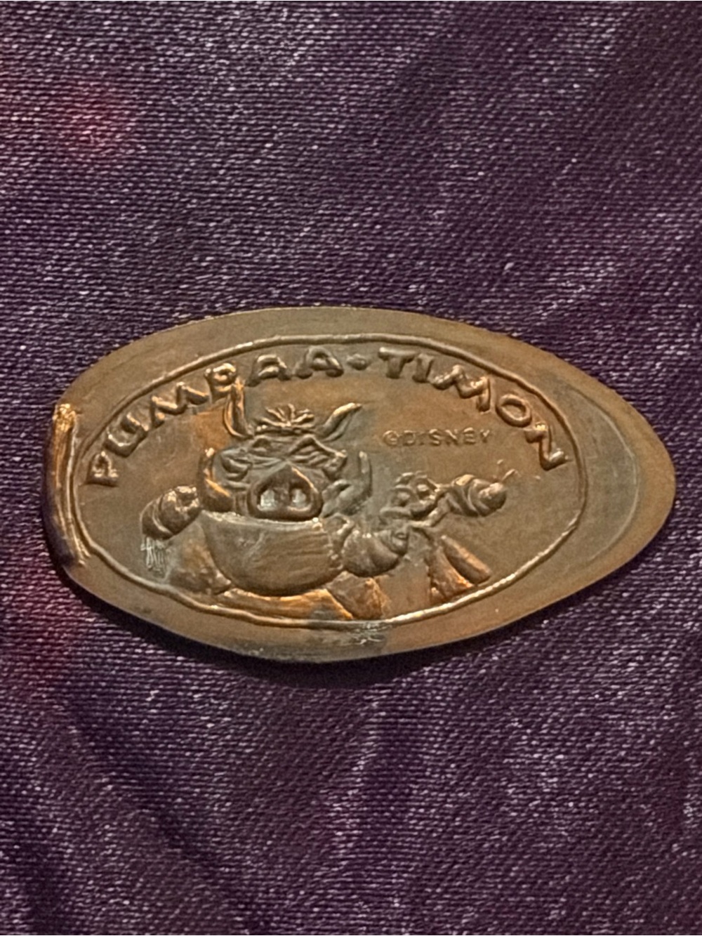 Walt Disney World Timon & Pumbaa Elongated Souvenir